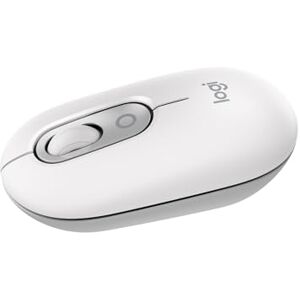 Logitech POP Mouse, ratón inalámbrico Bluetooth compacto y portátil con botones programables y clics discretos, tecnología Easy-Switch para alternar hasta 3 dispositivos, portátil, tablet, PC Blanco Logitech POP Mouse, ratón inalámbrico Bluetooth compacto y portátil con botones programables y clics discretos, tecnología Easy-Switch para alternar hasta 3 dispositivos, portátil, tablet, PC Blanco