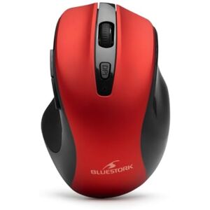 Bluestork M-WL-OFF75 Ratón inalámbrico Doble conexión: Bluetooth y USB 2.4 GHz Inalámbrico Recargable, Ambidiestro, Ergonómico Silencioso para PC/Mac Nuevo (Rojo) Bluestork M-WL-OFF75 Ratón inalámbrico Doble conexión: Bluetooth y USB 2.4 GHz Inalámbrico Recargable, Ambidiestro, Ergonómico Silencioso para PC/Mac Nuevo (Rojo)