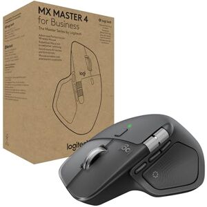 Logitech MX Master 4 for Business, ratón inalámbrico con clics discretos, 8000 PPP, Desplazamiento MagSpeed, Receptor Logi Bolt, Bluetooth, Actions Ring, tecnología háptica, Carga USB-C Grafito Logitech MX Master 4 for Business, ratón inalámbrico con clics discretos, 8000 PPP, Desplazamiento MagSpeed, Receptor Logi Bolt, Bluetooth, Actions Ring, tecnología háptica, Carga USB-C Grafito