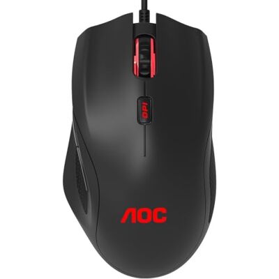 Ratón Gaming GM200 de AOC - 4200 DPI - Colores RGB - Cable PVC de 1,8 m Ratón Gaming GM200 de AOC - 4200 DPI - Colores RGB - Cable PVC de 1,8 m