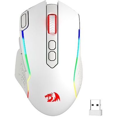 Ratón inalámbrico para juegos Redragon M810 Pro - 10000 DPI, Tecla de disparo Ratón inalámbrico para juegos Redragon M810 Pro - 10000 DPI, Tecla de disparo