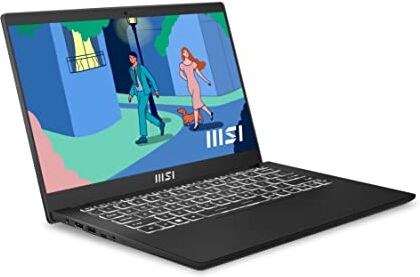 MSI Modern 14 C7M-055XES - Ordenador portátil 14' Full HD (AMD Ryzen 5 7530U, 16GB RAM, 512GB SSD, AMD Radeon Graphics, Free Dos) Star Blue, Teclado QWERTY español