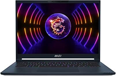 MSI Stealth 14 Studio A13VG-048ES - Ordenador portátil Gaming 14" QHD+ (Raptor Lake i7-13700H, 32 RAM, 1TB SSD, RTX 4070 GDDR6 8GB, Windows 11 Home Advanced) Star Blue - Teclado QWERTY español