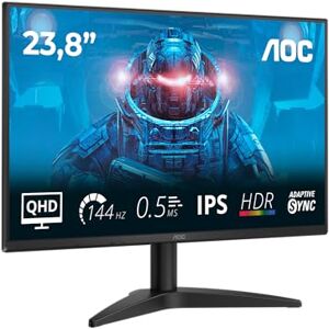 AOC Q24B36X Monitor 24 Pulgadas, 144Hz Panel IPS, 4ms GtG, HDR10, Adaptive Sync, (2560x1440 HDMI 1x 2.0 DP 1x 1.4) Negro AOC Q24B36X Monitor 24 Pulgadas, 144Hz Panel IPS, 4ms GtG, HDR10, Adaptive Sync, (2560x1440 HDMI 1x 2.0 DP 1x 1.4) Negro
