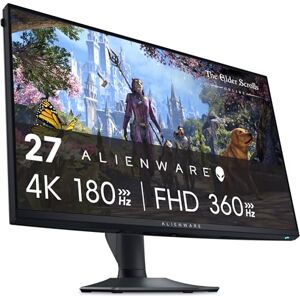 Alienware AW2725QF 27" 4K UHD (3840x2160) Monitor Gaming, 360Hz, Fast IPS, 0.5ms, NVIDIA G-Sync Compatible, 95% DCI-P3, HDR600, Dolby Vision, USB-C, DisplayPort, 2X HDMI, 4X USB, Alienware AW2725QF 27" 4K UHD (3840x2160) Monitor Gaming, 360Hz, Fast IPS, 0.5ms, NVIDIA G-Sync Compatible, 95% DCI-P3, HDR600, Dolby Vision, USB-C, DisplayPort, 2X HDMI, 4X USB,