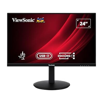 ViewSonic VG2409U-2 Monitor IPS sin marco FHD de 24 pulgadas con 2 HDMI, entrada DisplayPort, salida DisplayPort, USB tipo C, RJ45 Ethernet, USB, cadena de margaritas, soporte ergonómico completo ViewSonic VG2409U-2 Monitor IPS sin marco FHD de 24 pulgadas con 2 HDMI, entrada DisplayPort, salida DisplayPort, USB tipo C, RJ45 Ethernet, USB, cadena de margaritas, soporte ergonómico completo