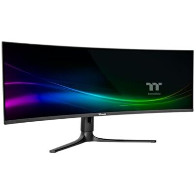 Thermaltake Monitor Gaming Curvo QD-OLED de 49″ Resolución Dual QHD 5120×1440 Curvatura 1800R 240 Hz Tiempo de Respuesta 0,03 ms 99% DCI-P3 RGB Integrada Thermaltake Monitor Gaming Curvo QD-OLED de 49″ Resolución Dual QHD 5120×1440 Curvatura 1800R 240 Hz Tiempo de Respuesta 0,03 ms 99% DCI-P3 RGB Integrada