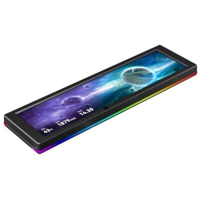 Thermalright TR Trofeo Vision 9.16 ARGB LCD Pantalla LCD magnética (9,16 pulgadas) Resolución de 1920 x 480, admite cambio entre múltiples imágenes/videos dinámicos, imagen de visualización personalizable Thermalright TR Trofeo Vision 9.16 ARGB LCD Pantalla LCD magnética (9,16 pulgadas) Resolución de 1920 x 480, admite cambio entre múltiples imágenes/videos dinámicos, imagen de visualización personalizable