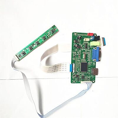 NC Compatible con HN116WX1-102 HN116WX1-201 LCD 1366 * 768 EDP 30 pines compatible con HDMI+VGA WLED ordenador portátil PC 11.6 pulgadas monitor controlador controlador tablero de unidad (B140HAN03.7) NC Compatible con HN116WX1-102 HN116WX1-201 LCD 1366 * 768 EDP 30 pines compatible con HDMI+VGA WLED ordenador portátil PC 11.6 pulgadas monitor controlador controlador tablero de unidad (B140HAN03.7)