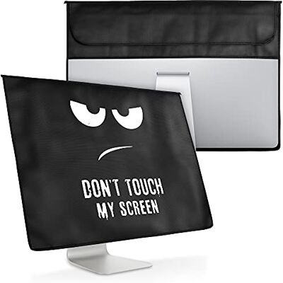 kwmobile Funda compatible con Monitor de 27-28" Protector 3en1 para monitor teclado y ratón Don't touch my Screen kwmobile Funda compatible con Monitor de 27-28" Protector 3en1 para monitor teclado y ratón Don't touch my Screen