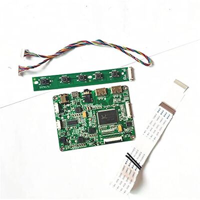 NC LP156WF6-SPK1/SPK3/SPK6 Notebook Panel WLED eDP-30Pin 19201080 Compatible con HDMI 2mini Micro USB 5V LCD Placa Controlador (LP156WF6 (SP) (K1)) NC LP156WF6-SPK1/SPK3/SPK6 Notebook Panel WLED eDP-30Pin 19201080 Compatible con HDMI 2mini Micro USB 5V LCD Placa Controlador (LP156WF6 (SP) (K1))