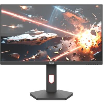 Nilox , Monitor PC 24'' Full HD, Panel IPS 144Hz, 4 ms, HDMI y DP Formato 16:9, Base Regulable y Pivot, Soporte VESA, Cable HDMI Incluido, Ideal para Oficina, Estudio y Gaming Nilox , Monitor PC 24'' Full HD, Panel IPS 144Hz, 4 ms, HDMI y DP Formato 16:9, Base Regulable y Pivot, Soporte VESA, Cable HDMI Incluido, Ideal para Oficina, Estudio y Gaming