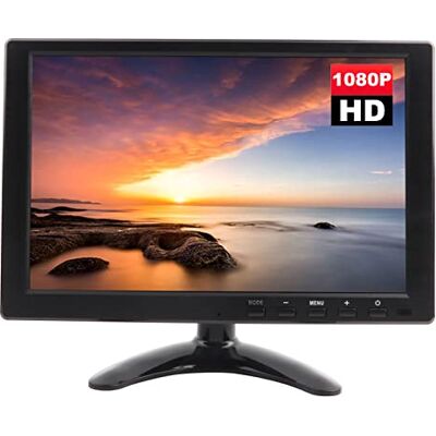 Bewinner Pantalla de 10,1 Pulgadas para 1366x768 16: 9 Monitor HDMI portátil Pantalla de Ajuste de Contraste de 800: 1 con Base de Monitor Altavoces duales(EU) Bewinner Pantalla de 10,1 Pulgadas para 1366x768 16: 9 Monitor HDMI portátil Pantalla de Ajuste de Contraste de 800: 1 con Base de Monitor Altavoces duales(EU)