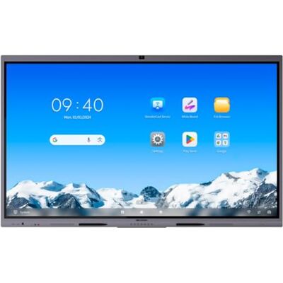 Hikvision Monitor Interactivo 86" 4K 60Hz 128GB/8GB Android Gris Hikvision Monitor Interactivo 86" 4K 60Hz 128GB/8GB Android Gris