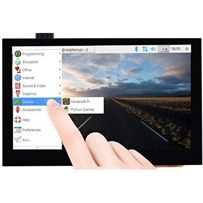 Waveshare 4.3inch Capacitive Touch Display for Raspberry Pi Series and CM3/3+ 800×480 IPS Wide Angle MIPI DSI Interface Up to 5-Points Touch Driver Free Waveshare 4.3inch Capacitive Touch Display for Raspberry Pi Series and CM3/3+ 800×480 IPS Wide Angle MIPI DSI Interface Up to 5-Points Touch Driver Free