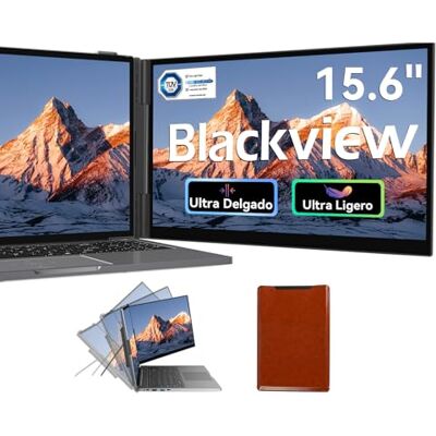 Blackview SCM8 Monitor Portatil 15,6" FHD 100% sRGB 1200P IPS Pantalla Portatil Extensible,Certificación TÜV Luz Azul Baja,con HDMI/USB-A/Tipo-C Plug and Play,Windows/Mac/Chrome/Switch/PS5 Blackview SCM8 Monitor Portatil 15,6" FHD 100% sRGB 1200P IPS Pantalla Portatil Extensible,Certificación TÜV Luz Azul Baja,con HDMI/USB-A/Tipo-C Plug and Play,Windows/Mac/Chrome/Switch/PS5