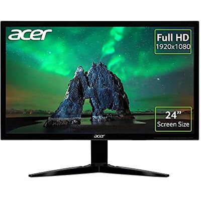 Acer KG241bmiix Monitor Gaming de 24" FullHD (LED, tiempo de respuesta 1 ms, 75 Hz, FreeSync, 2 x HDMI, 2 x Altavoces 2 W)- Color Negro Acer KG241bmiix Monitor Gaming de 24" FullHD (LED, tiempo de respuesta 1 ms, 75 Hz, FreeSync, 2 x HDMI, 2 x Altavoces 2 W)- Color Negro