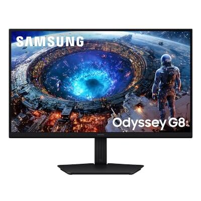 Samsung Odyssey G8 G80HF 5K 27", Fast IPS, HDR Gaming, Dual Mode, 360Hz, 1ms, 5120 x 2880, 16:9, 1,000:1, AMD FreeSync Premium, Ergonomic Stand, Multiple Connectivity, LS27HG806EFXEN Samsung Odyssey G8 G80HF 5K 27", Fast IPS, HDR Gaming, Dual Mode, 360Hz, 1ms, 5120 x 2880, 16:9, 1,000:1, AMD FreeSync Premium, Ergonomic Stand, Multiple Connectivity, LS27HG806EFXEN