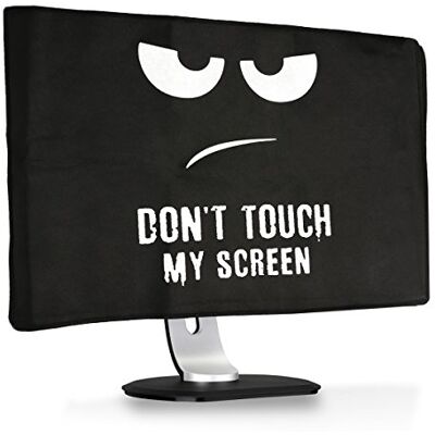 kwmobile Funda compatible con monitor Monitor de 24-26" Cubierta protectora textil para pantalla Don't touch my Screen kwmobile Funda compatible con monitor Monitor de 24-26" Cubierta protectora textil para pantalla Don't touch my Screen