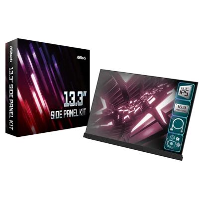 ASRock Kit de Panel Lateral de 13.3 Pulgadas: añade una Pantalla de 1080p a tu Panel Lateral de Vidrio, 16:9, IPS, 1920 x 1080, Solo Conector EDP ASRock Kit de Panel Lateral de 13.3 Pulgadas: añade una Pantalla de 1080p a tu Panel Lateral de Vidrio, 16:9, IPS, 1920 x 1080, Solo Conector EDP