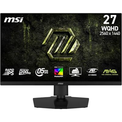 MSI - MAG 274QPF E20 - 2560x1440 - 200Hz - monitor MSI - MAG 274QPF E20 - 2560x1440 - 200Hz - monitor