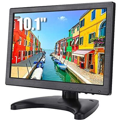 Bewinner 10.1 Pulgadas Monitor LCD 16:10 Monitor de Juegos Full HD con Soporte de Monitor Soporte HDMI/VGA/AV/BNC Entrada de Video 1920 * 1200 Resolución Ultra Alta(EU) Bewinner 10.1 Pulgadas Monitor LCD 16:10 Monitor de Juegos Full HD con Soporte de Monitor Soporte HDMI/VGA/AV/BNC Entrada de Video 1920 * 1200 Resolución Ultra Alta(EU)