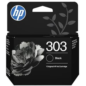 HP 303 Negro, T6N02AE, Cartucho de Tinta Original, Compatible con impresoras Envy Photo 6200, 7100, 7800, Envy Inspire 7200, 7200e, 7900 y 7900e HP 303 Negro, T6N02AE, Cartucho de Tinta Original, Compatible con impresoras Envy Photo 6200, 7100, 7800, Envy Inspire 7200, 7200e, 7900 y 7900e