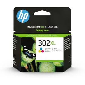 HP 302XL , Tricolor, Cartucho de Tinta de Alta Capacidad Original, Compatible con impresoras de inyección de Tinta DeskJet 1110,2130,3630; Envy 4520; OfficeJet 3830,4650,5220,5230 HP 302XL , Tricolor, Cartucho de Tinta de Alta Capacidad Original, Compatible con impresoras de inyección de Tinta DeskJet 1110,2130,3630; Envy 4520; OfficeJet 3830,4650,5220,5230