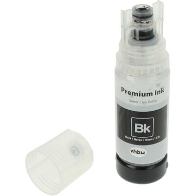 vhbw Tinta de Recarga Compatible con Epson ET-2700, ET-2714, ET-2750, ET-2715, ET-3700, ET-2726 Impresora Tinta de Recarga, Dye Negro, 70ml vhbw Tinta de Recarga Compatible con Epson ET-2700, ET-2714, ET-2750, ET-2715, ET-3700, ET-2726 Impresora Tinta de Recarga, Dye Negro, 70ml