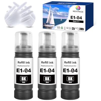 NEXTPAGE E104 Tinta E104 Encre Compatible EP-104 Ink para Epson EcoTank Botella de tinta para ET-2820 ET-2810 ET-2870 ET-2710 ET-2711 ET-2712 ET-2714 ET-2715 ET-2720 ET-2720 ET-2712 ET-2714 ET-2715 ET NEXTPAGE E104 Tinta E104 Encre Compatible EP-104 Ink para Epson EcoTank Botella de tinta para ET-2820 ET-2810 ET-2870 ET-2710 ET-2711 ET-2712 ET-2714 ET-2715 ET-2720 ET-2720 ET-2712 ET-2714 ET-2715 ET