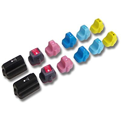 vhbw 12x Cartuchos de Tinta Compatible con HP Photosmart C5183 vhbw 12x Cartuchos de Tinta Compatible con HP Photosmart C5183
