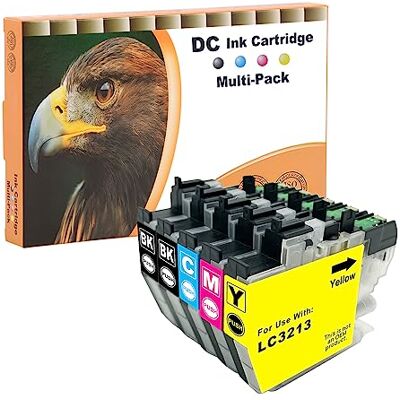 D&C LC3213 Cartucho de Tinta Compatible para Brother LC-3213 LC3211 para Brother DCP-J572DW DCP-J772DW DCP-J774DW MFC-J491DW MFC-J497DW MFC-J890DW MFC-J895DW (5 Pack) D&C LC3213 Cartucho de Tinta Compatible para Brother LC-3213 LC3211 para Brother DCP-J572DW DCP-J772DW DCP-J774DW MFC-J491DW MFC-J497DW MFC-J890DW MFC-J895DW (5 Pack)
