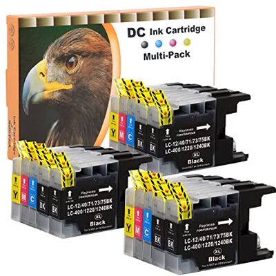 D&C Cartuchos de Tinta compatibles para Brother LC-1220 LC-1240 XL para Brother DCP-J525W DCP-J725DW DCP-J925DW MFC-J280W MFC-J425W MFC-J430W MFC-J435W MFC-J5910DW MFC-J625DW MFC-J6510DW (15-Pack) D&C Cartuchos de Tinta compatibles para Brother LC-1220 LC-1240 XL para Brother DCP-J525W DCP-J725DW DCP-J925DW MFC-J280W MFC-J425W MFC-J430W MFC-J435W MFC-J5910DW MFC-J625DW MFC-J6510DW (15-Pack)