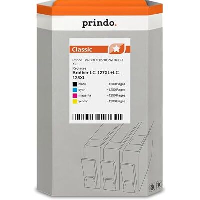 Prindo - LC127XL - 4-color - Multipack - Cartucho de tinta Prindo - LC127XL - 4-color - Multipack - Cartucho de tinta