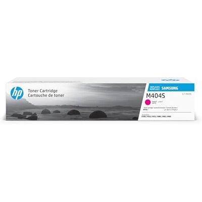 HP Samsung CLT-M404S, SU234A, Magenta, Cartucho Tóner Original, de 1.000 páginas, compatible con impresoras Samsung LaserJet Xpress Color Serie C430, C432, C433, C480, C482 y C483 HP Samsung CLT-M404S, SU234A, Magenta, Cartucho Tóner Original, de 1.000 páginas, compatible con impresoras Samsung LaserJet Xpress Color Serie C430, C432, C433, C480, C482 y C483