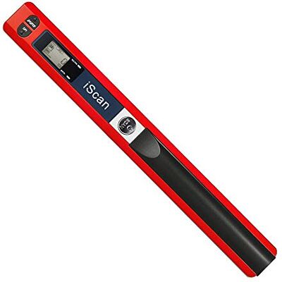 ECOiNVA para iScan Wand Escáner portátil de Documentos A4, 900DPI Escáner USB Escáner móvil Escáner móvil (Rojo) ECOiNVA para iScan Wand Escáner portátil de Documentos A4, 900DPI Escáner USB Escáner móvil Escáner móvil (Rojo)