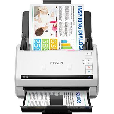 Epson Escáner de documentos dúplex a color DS-530 II para PC y Mac con alimentador automático de documentos (ADF) Epson Escáner de documentos dúplex a color DS-530 II para PC y Mac con alimentador automático de documentos (ADF)