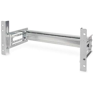 Digitus Soporte de carril DIN 19 pulgadas 4U profundidad y altura de carril estándar variable carril DIN 390 mm de ancho para armarios de red y servidores Digitus Soporte de carril DIN 19 pulgadas 4U profundidad y altura de carril estándar variable carril DIN 390 mm de ancho para armarios de red y servidores