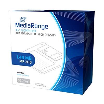MediaRange MR200 diskette Disquetes Paquete de 10 Cierre de metal 1,44 MB MediaRange MR200 diskette Disquetes Paquete de 10 Cierre de metal 1,44 MB