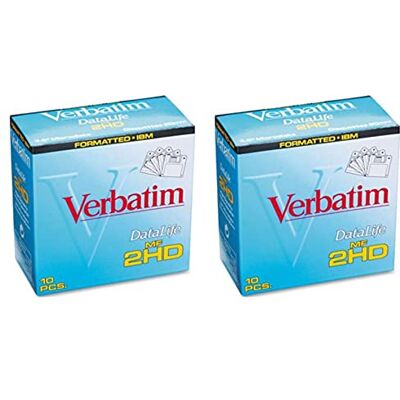 Verbatim ® Disquetes de 3,5 pulgadas, DS/HD, 3.5, IBM, 2 MB 6703 (paquete de 20) Verbatim ® Disquetes de 3,5 pulgadas, DS/HD, 3.5, IBM, 2 MB 6703 (paquete de 20)