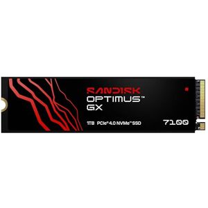 SanDisk Optimus GX 7100 NVMe SSD 1 TB (hasta 7250/6900 MB/s velocidades secuenciales de Lectura/Escritura, PCIe 4.0, M.2 2280, BiCS TLC 3D CBA NAND, Dashboard) SanDisk Optimus GX 7100 NVMe SSD 1 TB (hasta 7250/6900 MB/s velocidades secuenciales de Lectura/Escritura, PCIe 4.0, M.2 2280, BiCS TLC 3D CBA NAND, Dashboard)