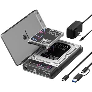 ICY BOX Spade Clone 3882 Estación de clonación y Docking Station para SSD M.2 NVMe y HDD/SSD SATA 2,5"/3,5", estación de acoplamiento USB-C para discos duros con USB 3.2 Gen 2 (10 Gbps), clonación off ICY BOX Spade Clone 3882 Estación de clonación y Docking Station para SSD M.2 NVMe y HDD/SSD SATA 2,5"/3,5", estación de acoplamiento USB-C para discos duros con USB 3.2 Gen 2 (10 Gbps), clonación off
