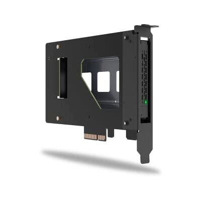 Icy Dock Tarjeta adaptadora PCIe ToughArmor MB111VP-B, Adaptador SSD NVMe U.2/U.3 con Rack móvil, para SSD PCIe 4.0 NVMe U.2/U.3 en Ranura PCIe x4 / x8 / x16 Icy Dock Tarjeta adaptadora PCIe ToughArmor MB111VP-B, Adaptador SSD NVMe U.2/U.3 con Rack móvil, para SSD PCIe 4.0 NVMe U.2/U.3 en Ranura PCIe x4 / x8 / x16