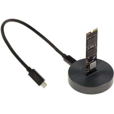 KALEA-INFORMATIQUE Base de Aluminio con conexión USB4 o Thunderbolt 40G para SSD M2 NGFF NVMe con Cable de Alta Velocidad KALEA-INFORMATIQUE Base de Aluminio con conexión USB4 o Thunderbolt 40G para SSD M2 NGFF NVMe con Cable de Alta Velocidad