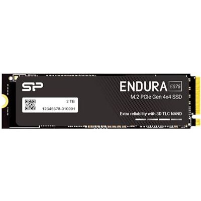 Silicon Power ES75 2TB TLC NVMe Gen4x4 M.2 2280 Internal Solid State Drive SP02KGBP44ES7505 Silicon Power ES75 2TB TLC NVMe Gen4x4 M.2 2280 Internal Solid State Drive SP02KGBP44ES7505