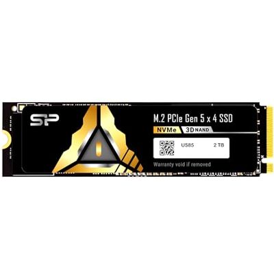 Silicon Power US85 2TB NVMe Gen5x4 M.2 2280 Internal Solid State Drive Silicon Power US85 2TB NVMe Gen5x4 M.2 2280 Internal Solid State Drive