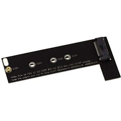 KALEA-INFORMATIQUE Adaptador M2 para reemplazar el SSD en un Mac Mini 2014 A1347 A 1347 MEGEN2XX/A MEGEM2XX/A MEGEQ2XX/A Solamente. KALEA-INFORMATIQUE Adaptador M2 para reemplazar el SSD en un Mac Mini 2014 A1347 A 1347 MEGEN2XX/A MEGEM2XX/A MEGEQ2XX/A Solamente.