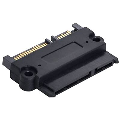 chenyang Adaptador de conector cambiador de género SATA macho a SATA hembra de 22 pines para unidad de disco duro de 2,5/3,5 chenyang Adaptador de conector cambiador de género SATA macho a SATA hembra de 22 pines para unidad de disco duro de 2,5/3,5
