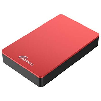 Sonnics 500GB USB 3.0 Externos Portátil Duros Discos por Ventanas PC, Mac, Smart TV, Xbox One & PS4, Rojo Sonnics 500GB USB 3.0 Externos Portátil Duros Discos por Ventanas PC, Mac, Smart TV, Xbox One & PS4, Rojo