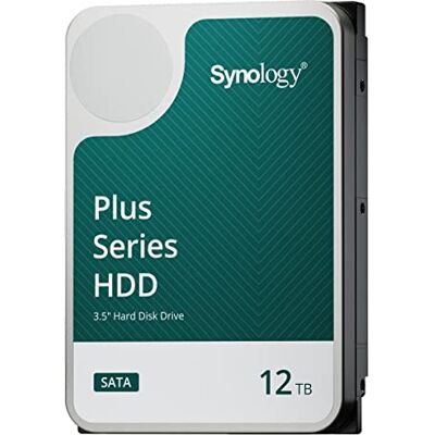 Synology Disco Duro HAT3300 de 12 TB 1 millón de Horas MTBF, Carga de Trabajo de 180 TB/año, 7200 PRM Synology Disco Duro HAT3300 de 12 TB 1 millón de Horas MTBF, Carga de Trabajo de 180 TB/año, 7200 PRM